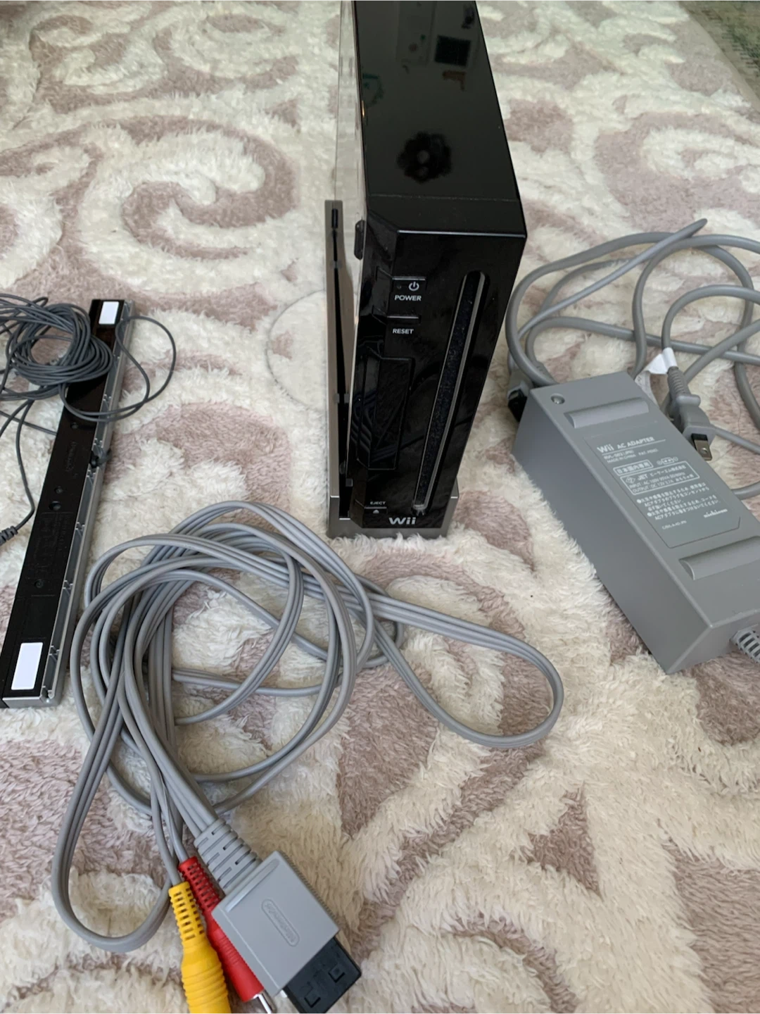 任天堂 Wii 本体セット ブラックの写真4枚目