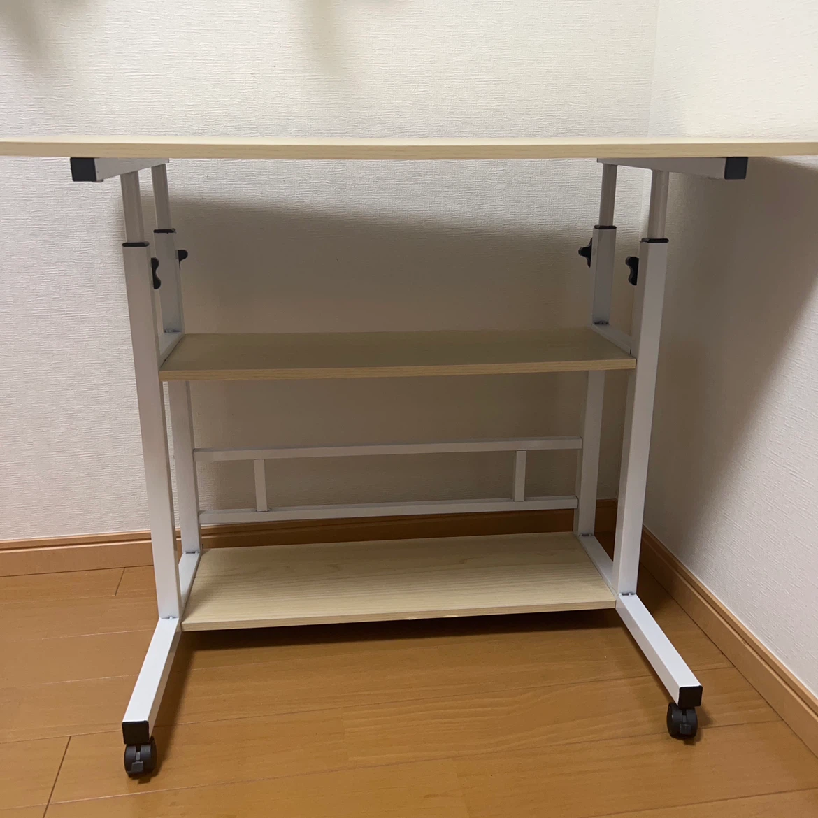 昇降式サイドテーブル キャスター付き