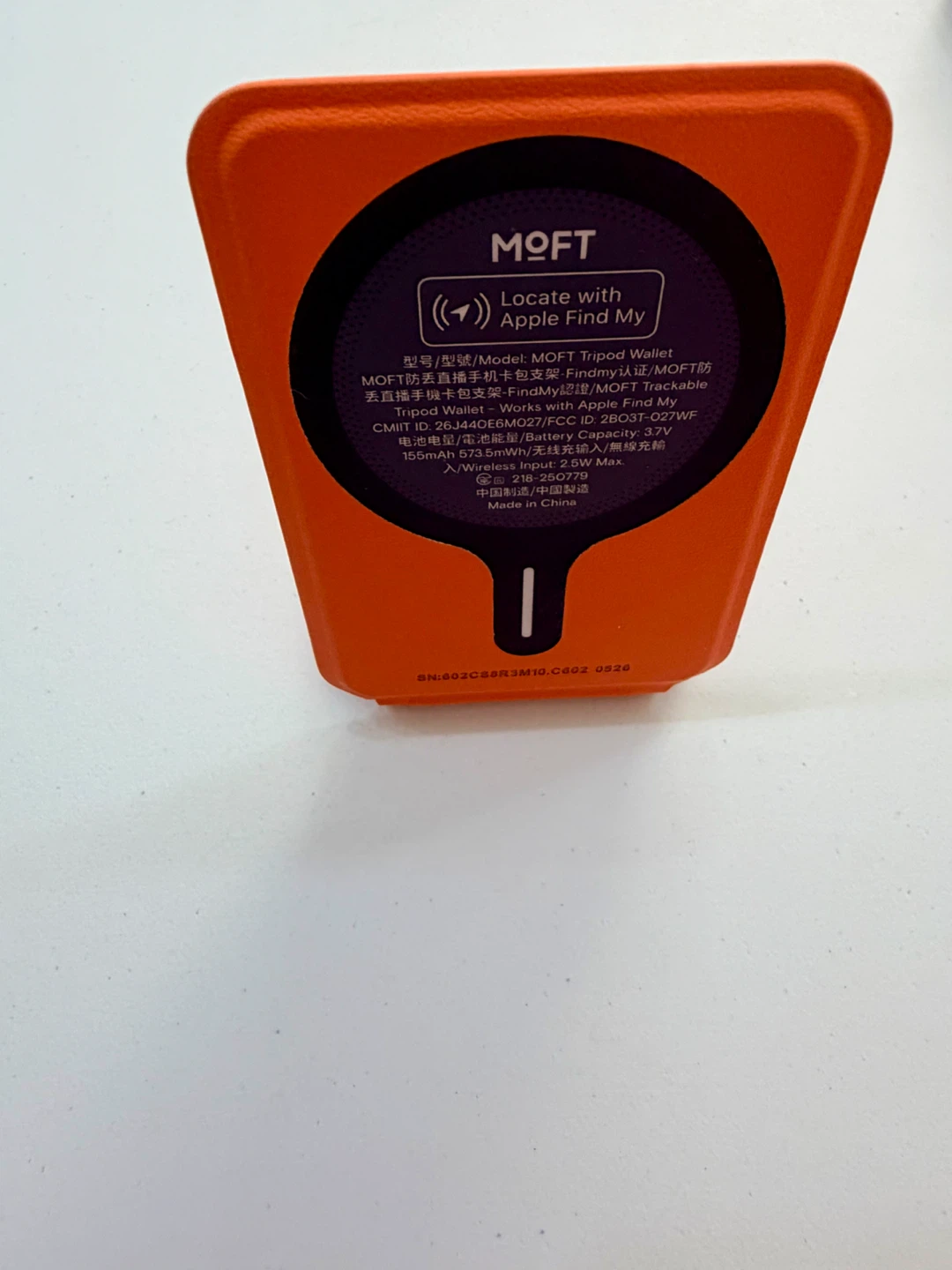 Moftモフトトライポッド ウォレットApple Find Myの写真4枚目