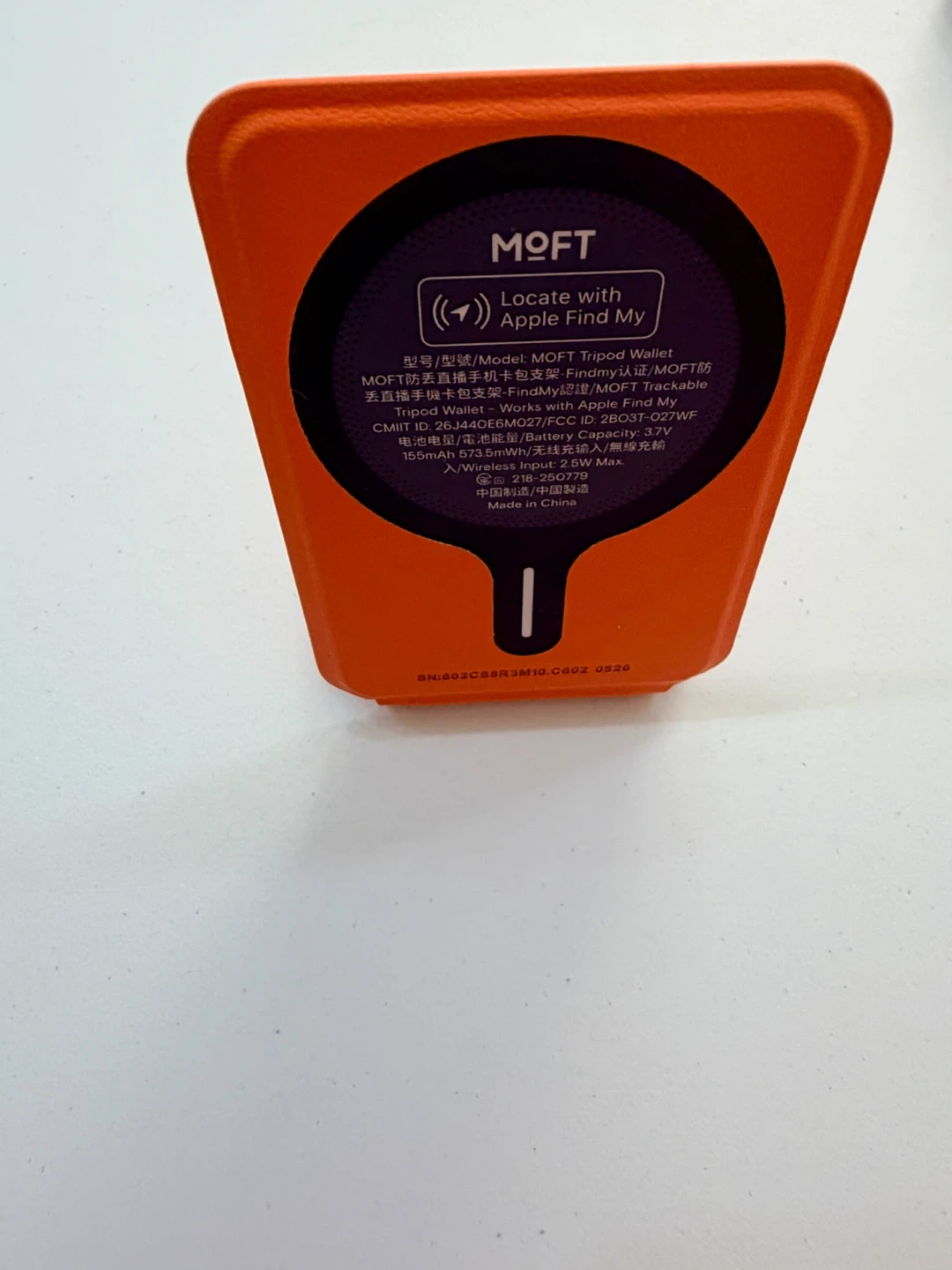 Moftモフトトライポッド ウォレットApple Find Myの写真4枚目