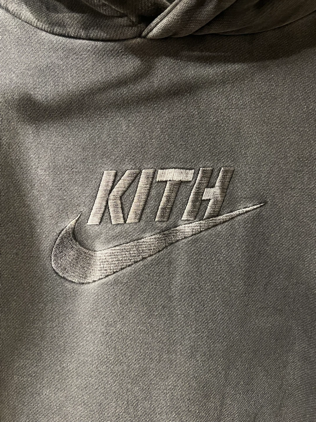 KITH x Nike Swoosh Hoodie コラボレーションパーカー ウォッシュ加工(フェード加工)の写真2枚目