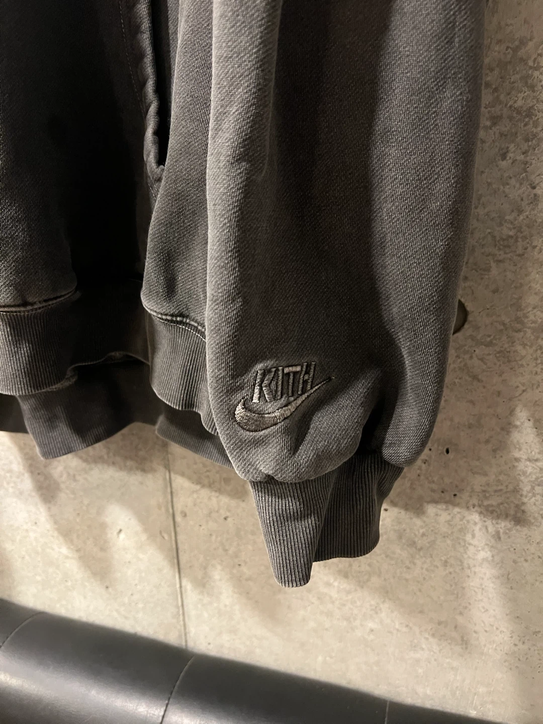 KITH x Nike Swoosh Hoodie コラボレーションパーカー ウォッシュ加工（フェード加工）の写真8枚目