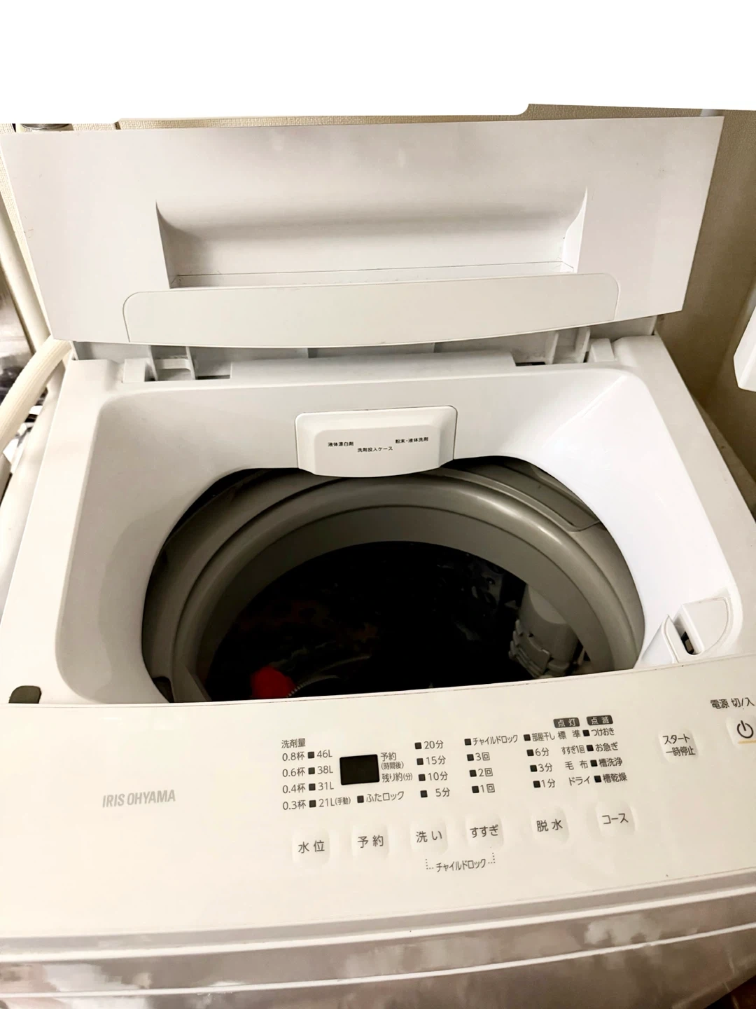 アイリスオーヤマ 全自動洗濯機 5.0kgの写真2枚目