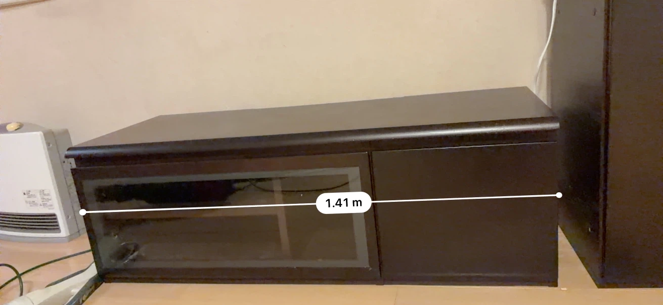 ダークブラウン テレビ台 ローボードの写真2枚目