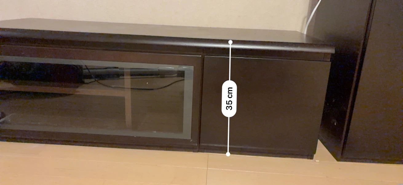 ダークブラウン テレビ台 ローボードの写真3枚目