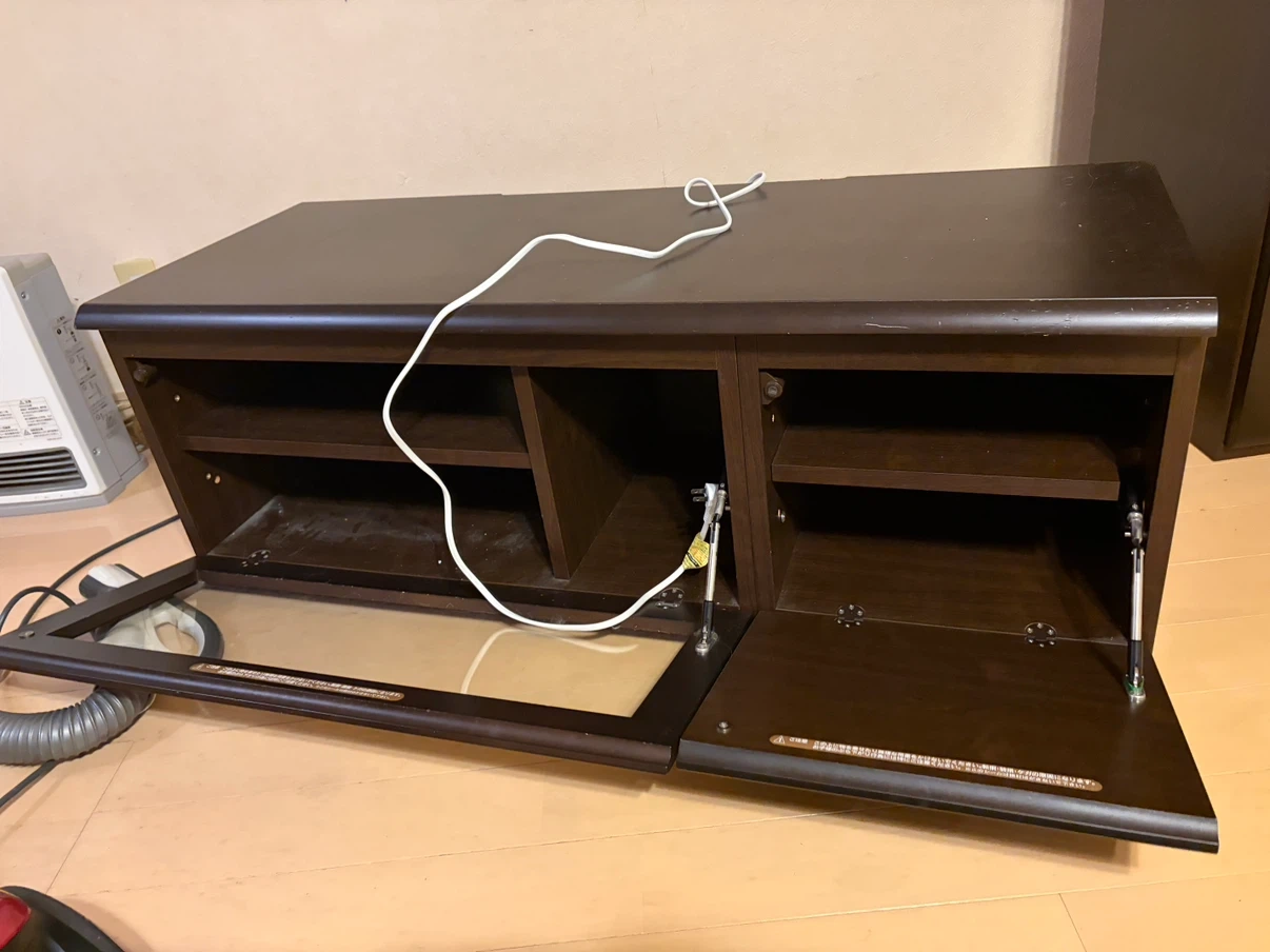 ダークブラウン テレビ台 ローボードの写真4枚目