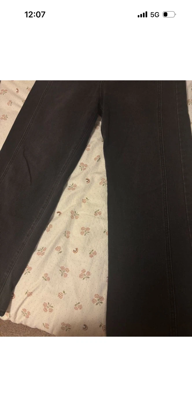 ブラックデニムパンツ　baggy y2kの写真2枚目