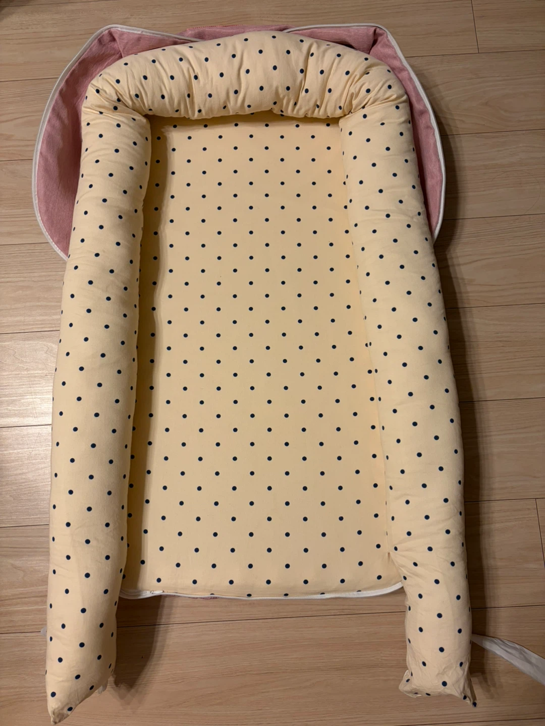 ロザリー ベッドインベッド ピンク ドット