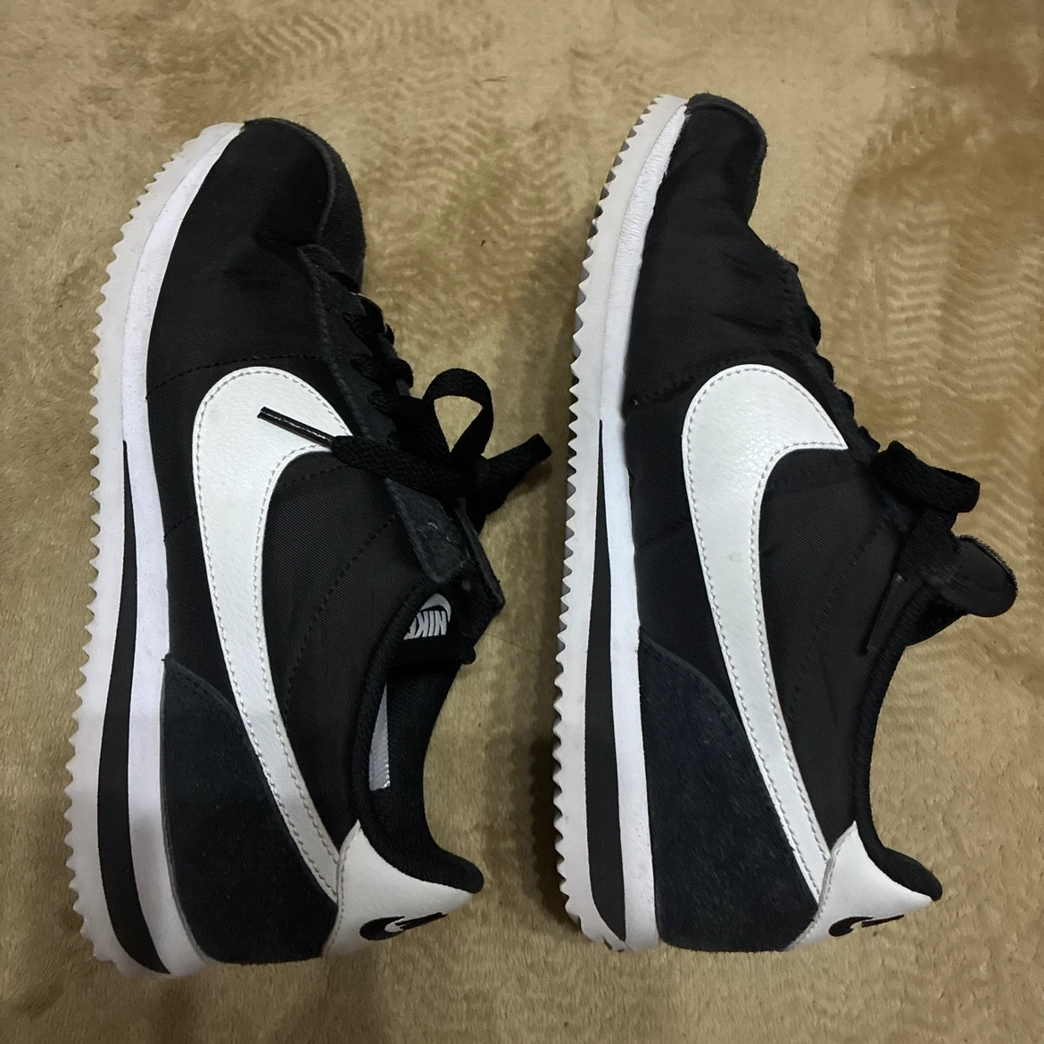 Nike ナイキ Cortez コルテッツ ブラック/ホワイト 24.5cmの写真5枚目