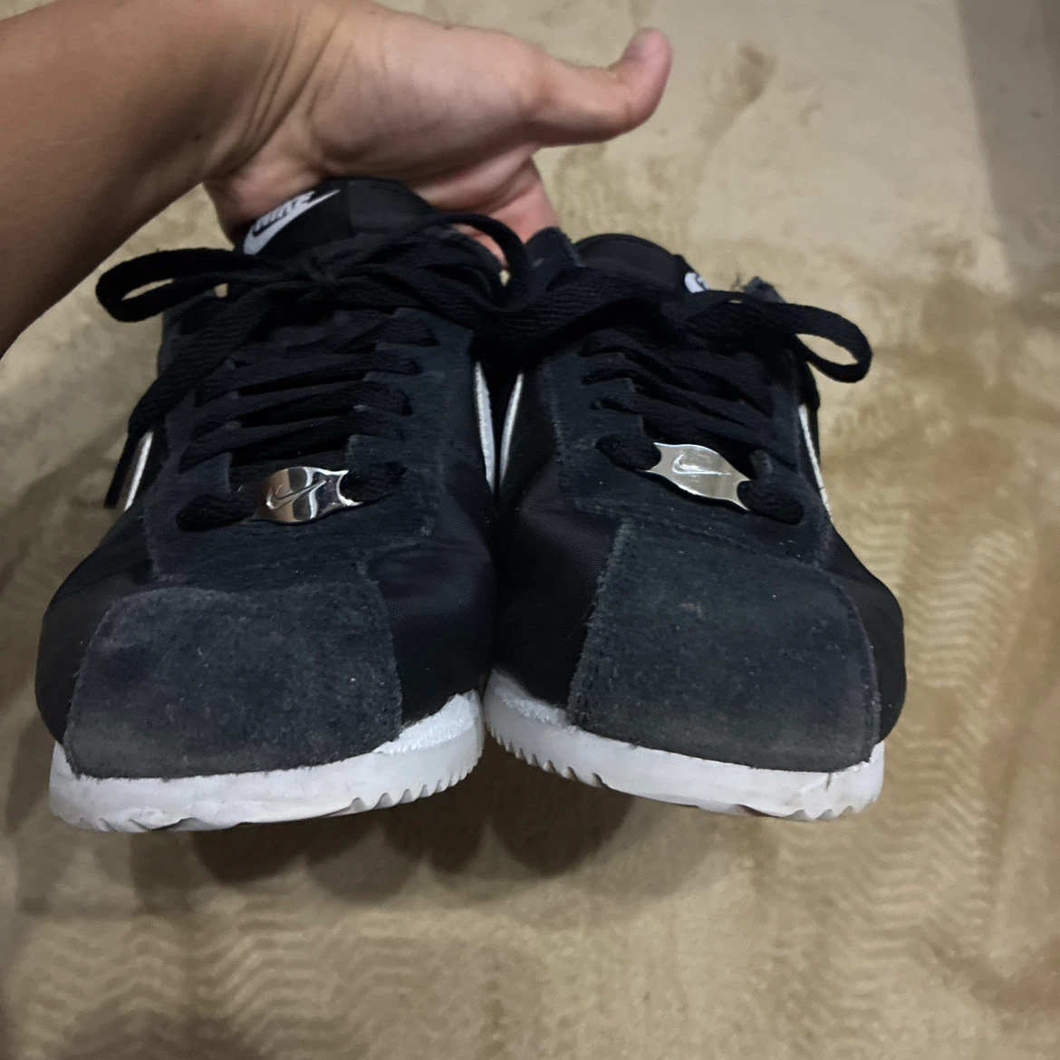 Nike ナイキ Cortez コルテッツ ブラック/ホワイト 24.5cmの写真6枚目