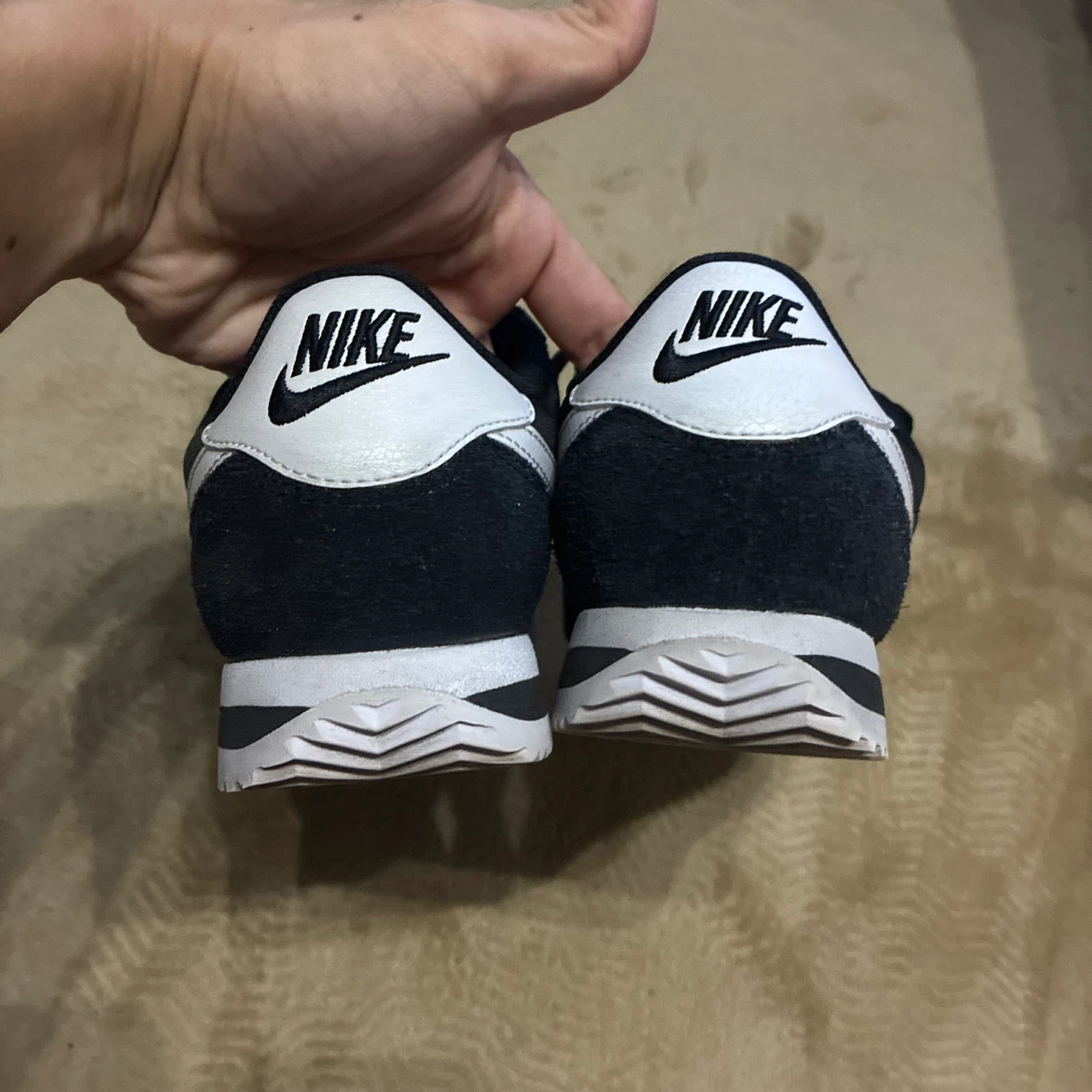 Nike ナイキ Cortez コルテッツ ブラック/ホワイト 24.5cmの写真7枚目