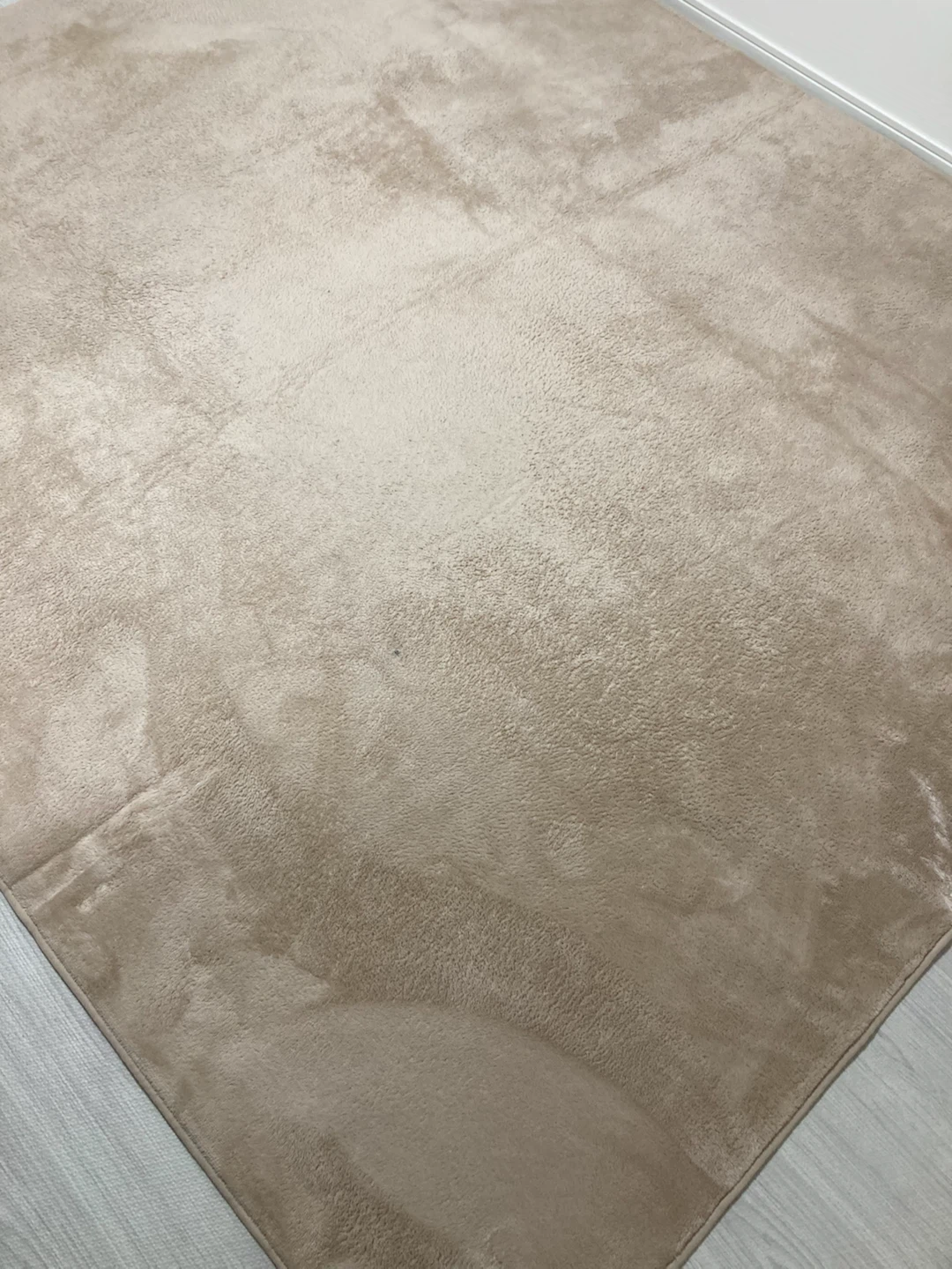 ニトリ　無地 ベージュ ラグ カーペットベージュ絨毯　カーペット　200×240㌢