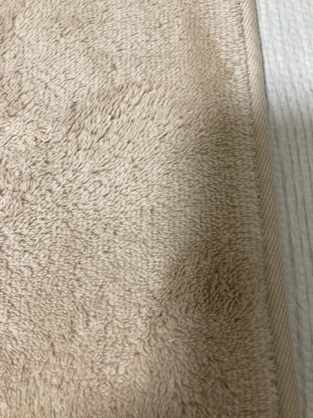 ニトリ 無地 ベージュ ラグ カーペットベージュ絨毯 カーペット 200×240㌢の写真4枚目