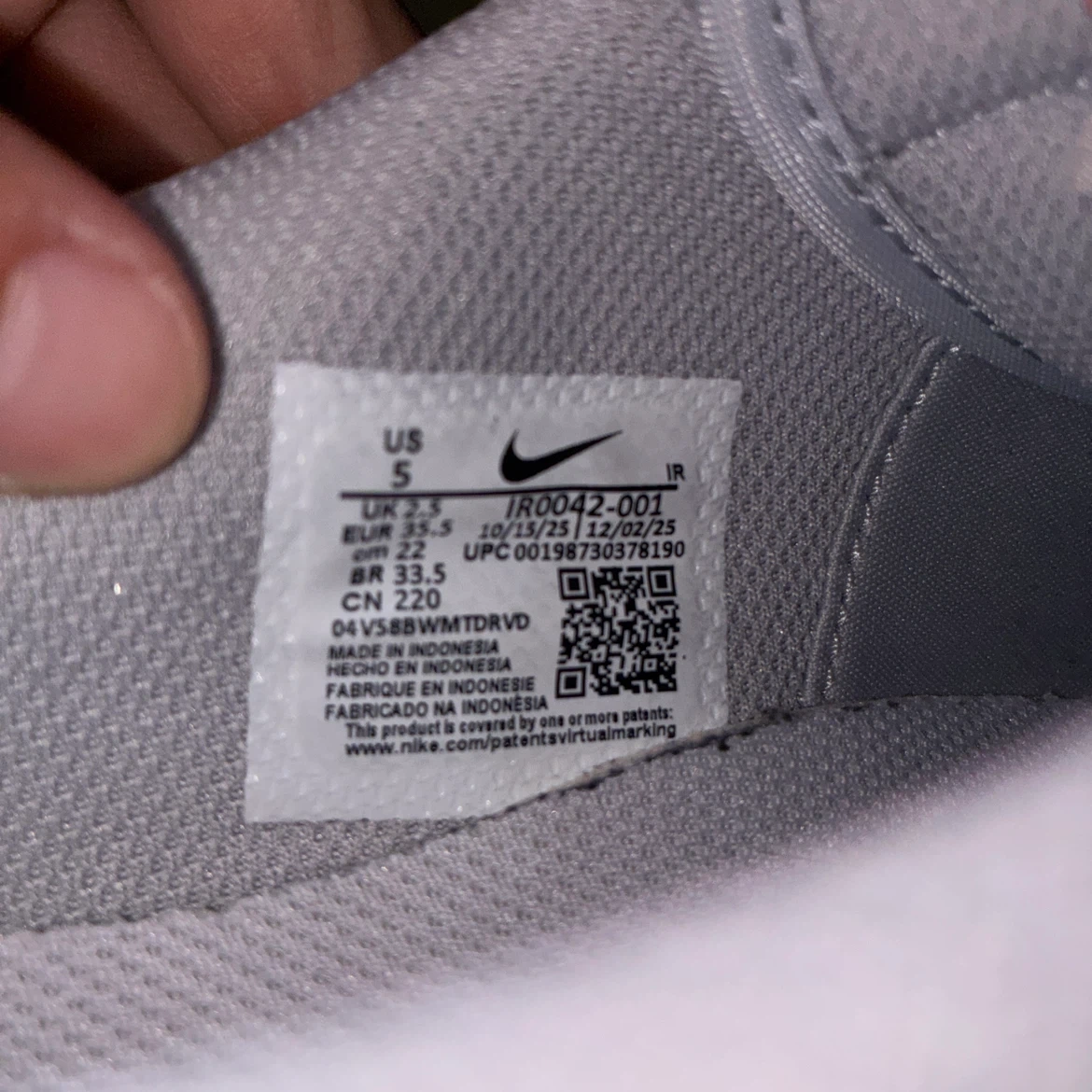 NIKE Cortez ナイキ コルテッツ シルバー 22cmの写真9枚目