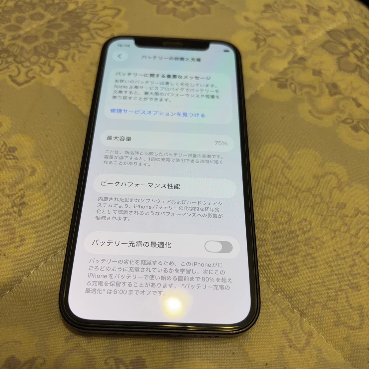 アップル iPhone 12 mini 256GB ブラックの写真5枚目