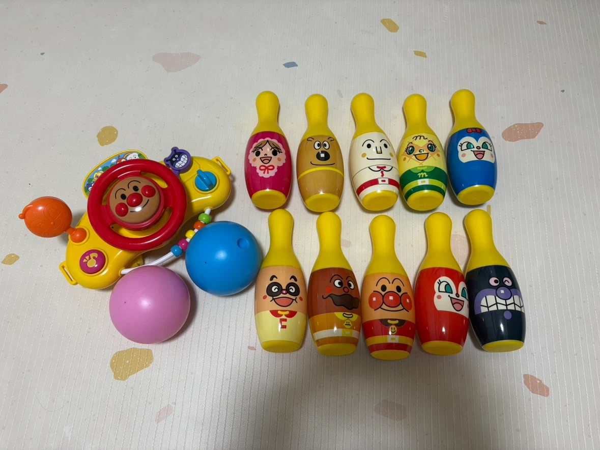 アンパンマン おでかけメロディハンドル ボーリングセット おもちゃ