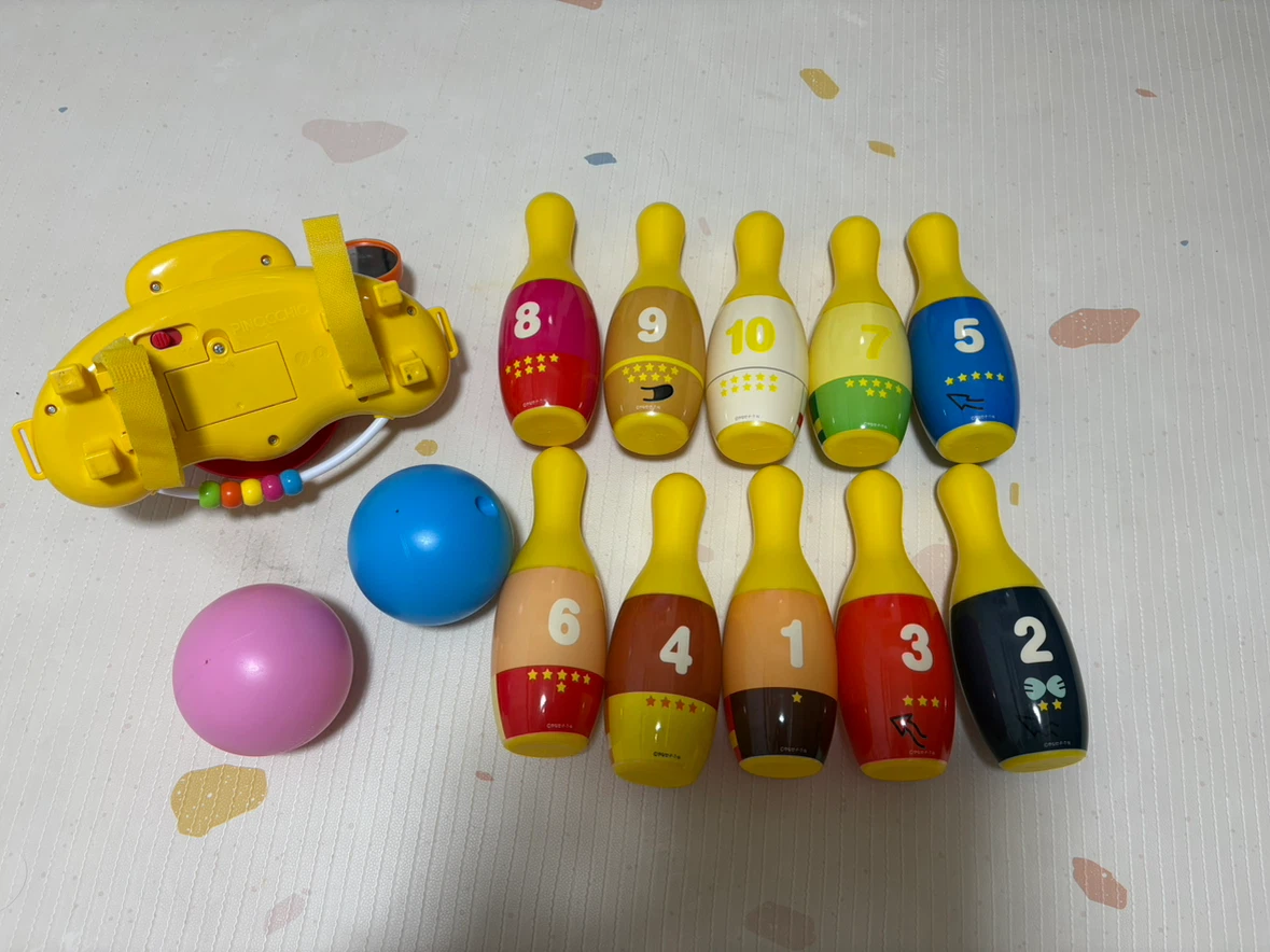 アンパンマン おでかけメロディハンドル　ボーリングセット おもちゃの写真2枚目