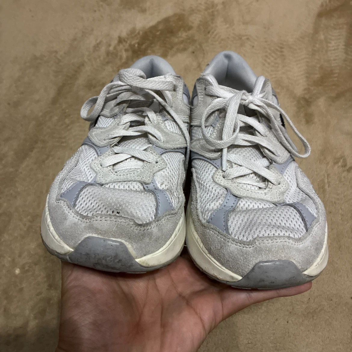 NIKE スニーカー グレー レディース 24.0cmの写真5枚目