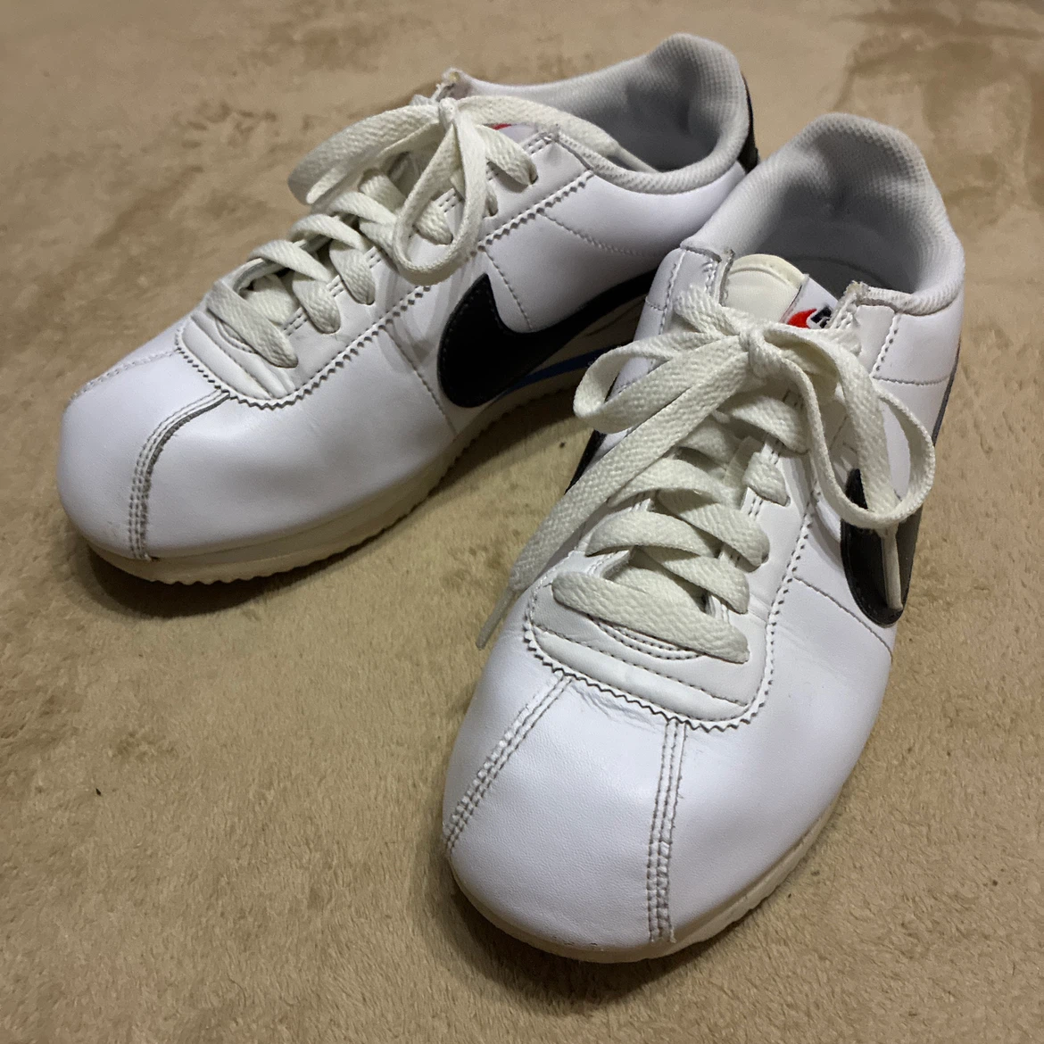 NIKE CORTEZ ナイキ コルテッツ ホワイト ブラック ブルー 24cm