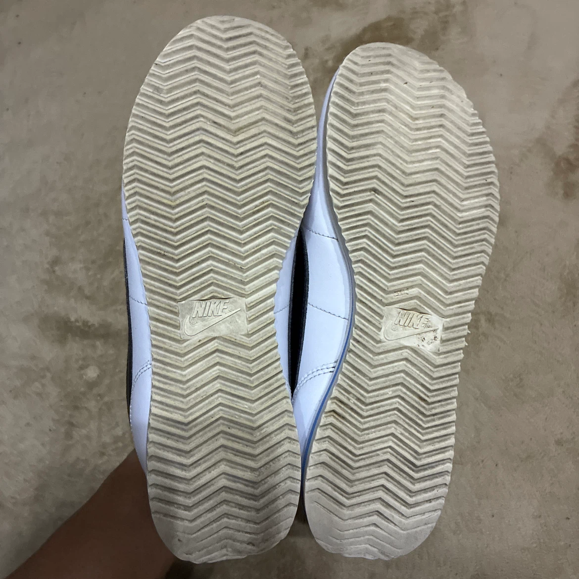 NIKE CORTEZ ナイキ コルテッツ ホワイト ブラック ブルー 24cmの写真8枚目