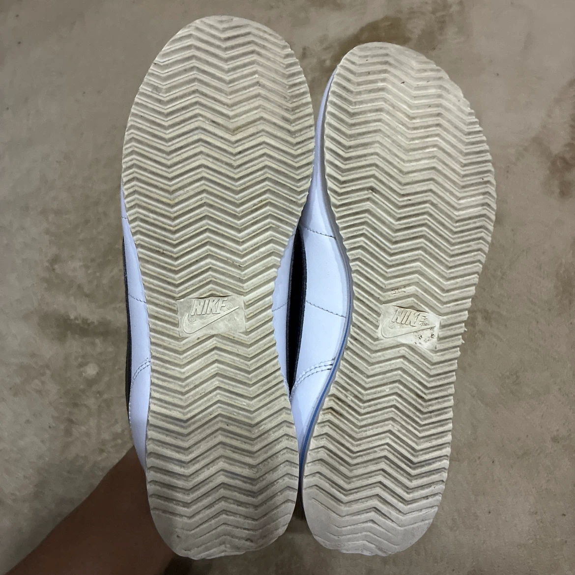 NIKE CORTEZ ナイキ コルテッツ ホワイト ブラック ブルー 24cmの写真8枚目
