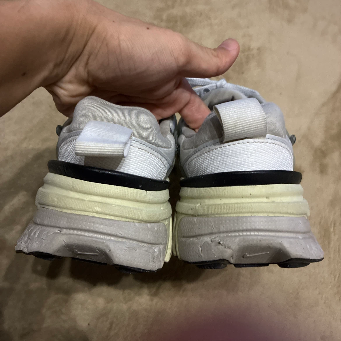 NIKE スニーカー シルバー ホワイト メンズ 25.0cmの写真6枚目