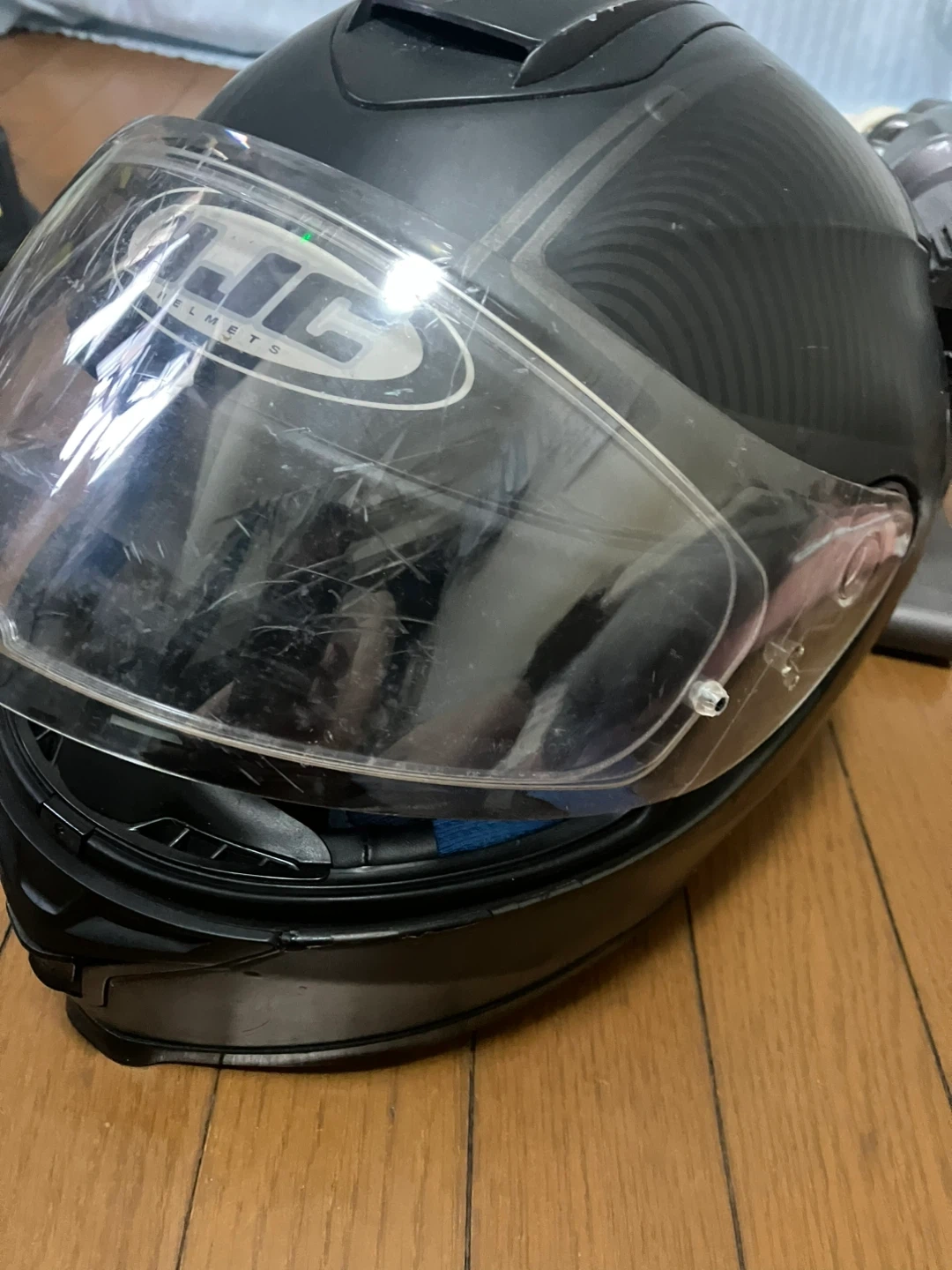 HJC フルフェイスヘルメット Lサイズ 58-59cmの写真3枚目