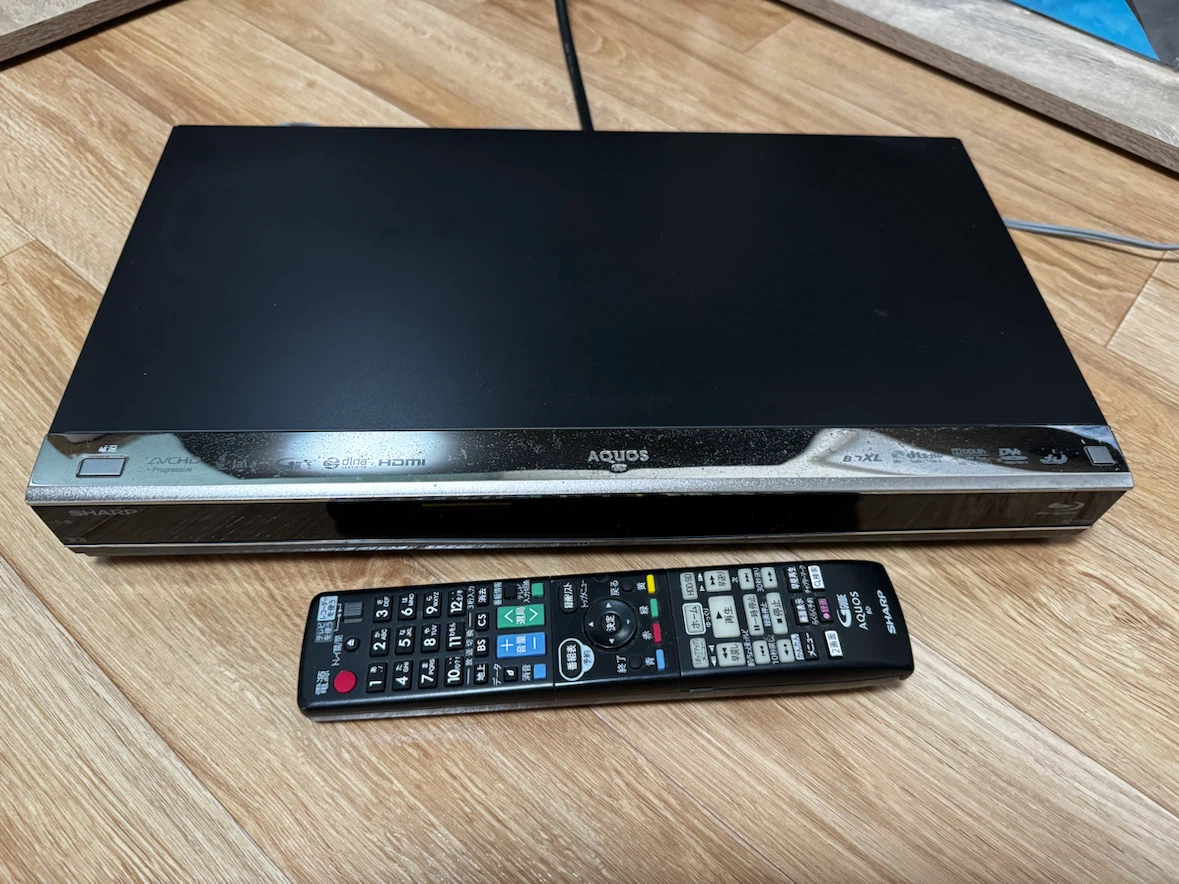 【動作確認済・初期化済】SHARP AQUOS BD-W560 ブルーレイレコーダー 500GB