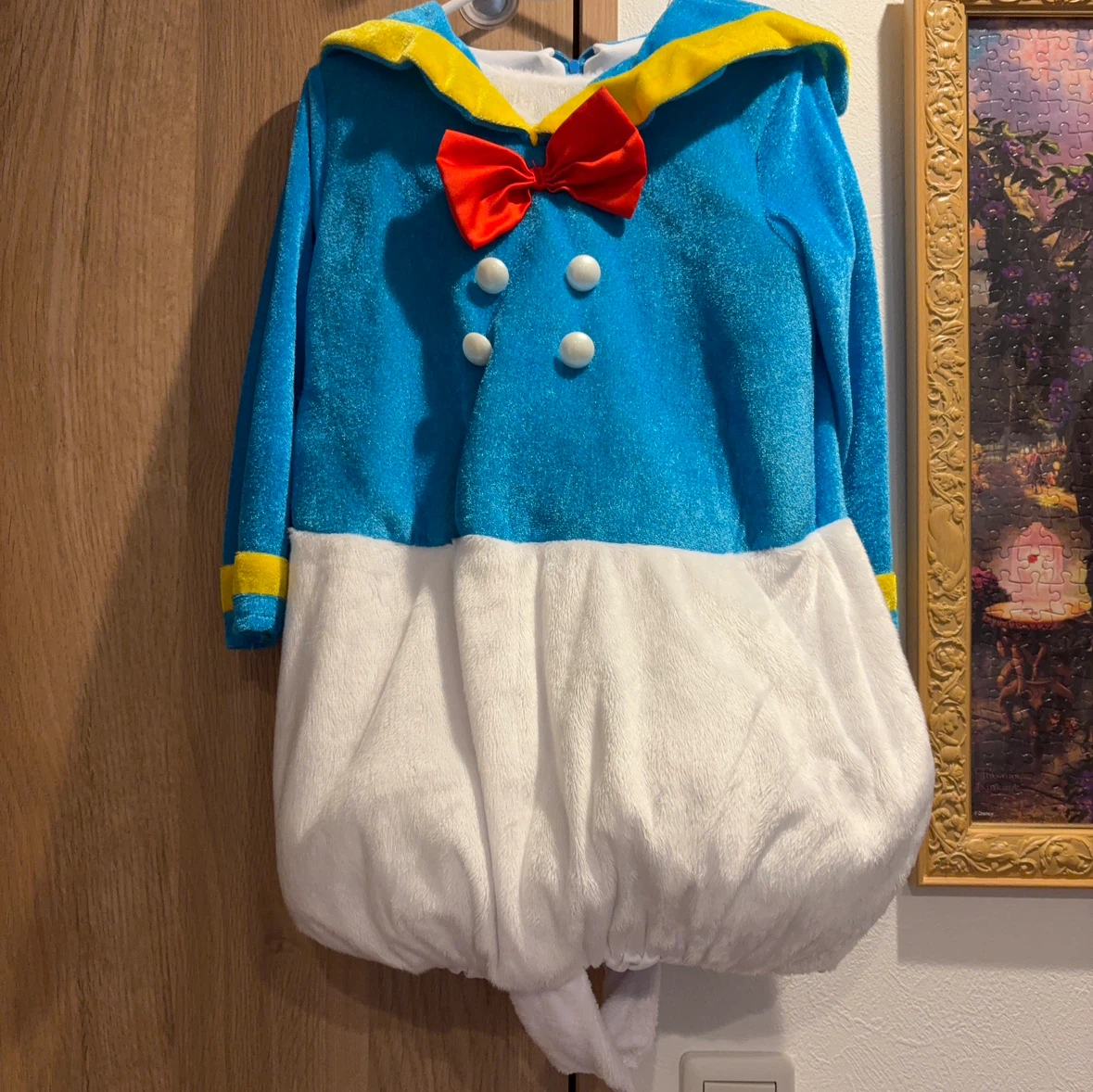 ドナルドダック 着ぐるみ 子供用 ハロウィン仮装 3歳着用
