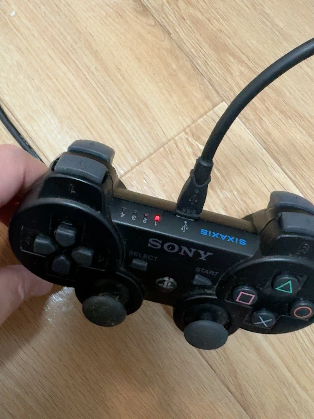 SONY PlayStation 3 PS3 CECHH00 本体・純正コントローラー・ケーブル付きの写真2枚目