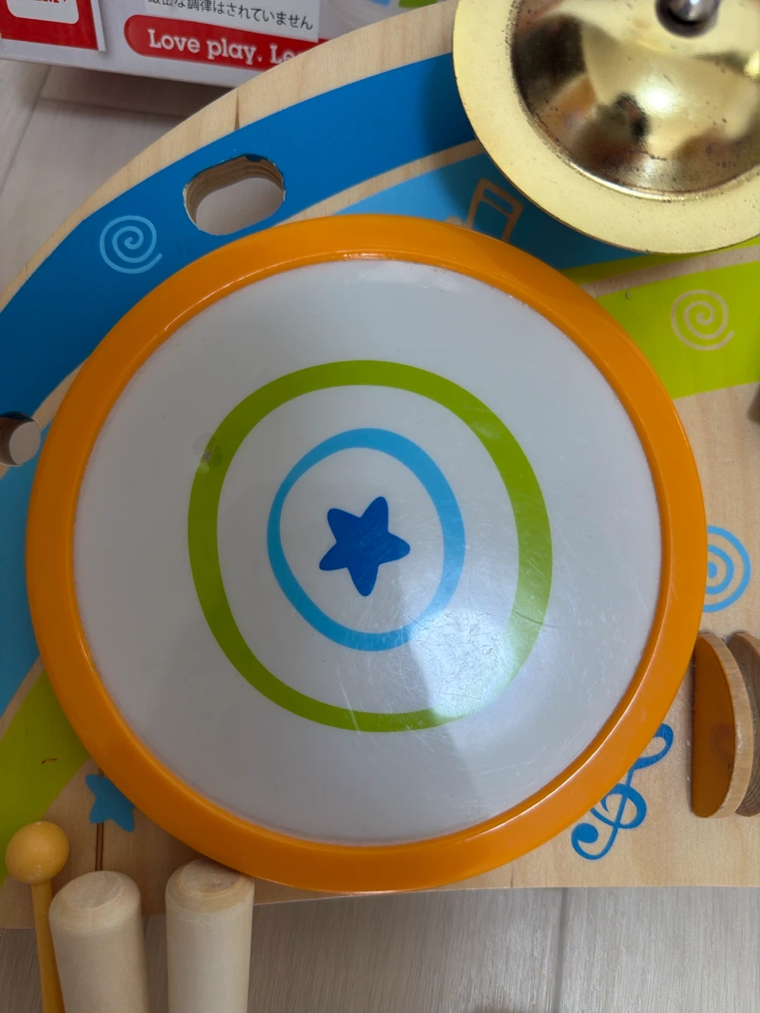 美品☆ハペ マイティミニバンド 楽器セット 木製おもちゃの写真6枚目