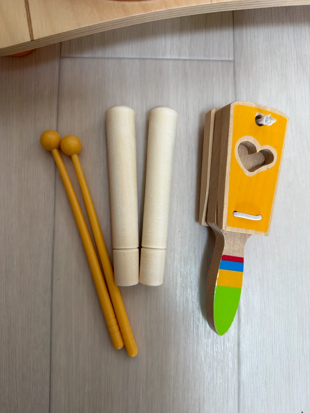 美品☆ハペ マイティミニバンド 楽器セット 木製おもちゃの写真8枚目