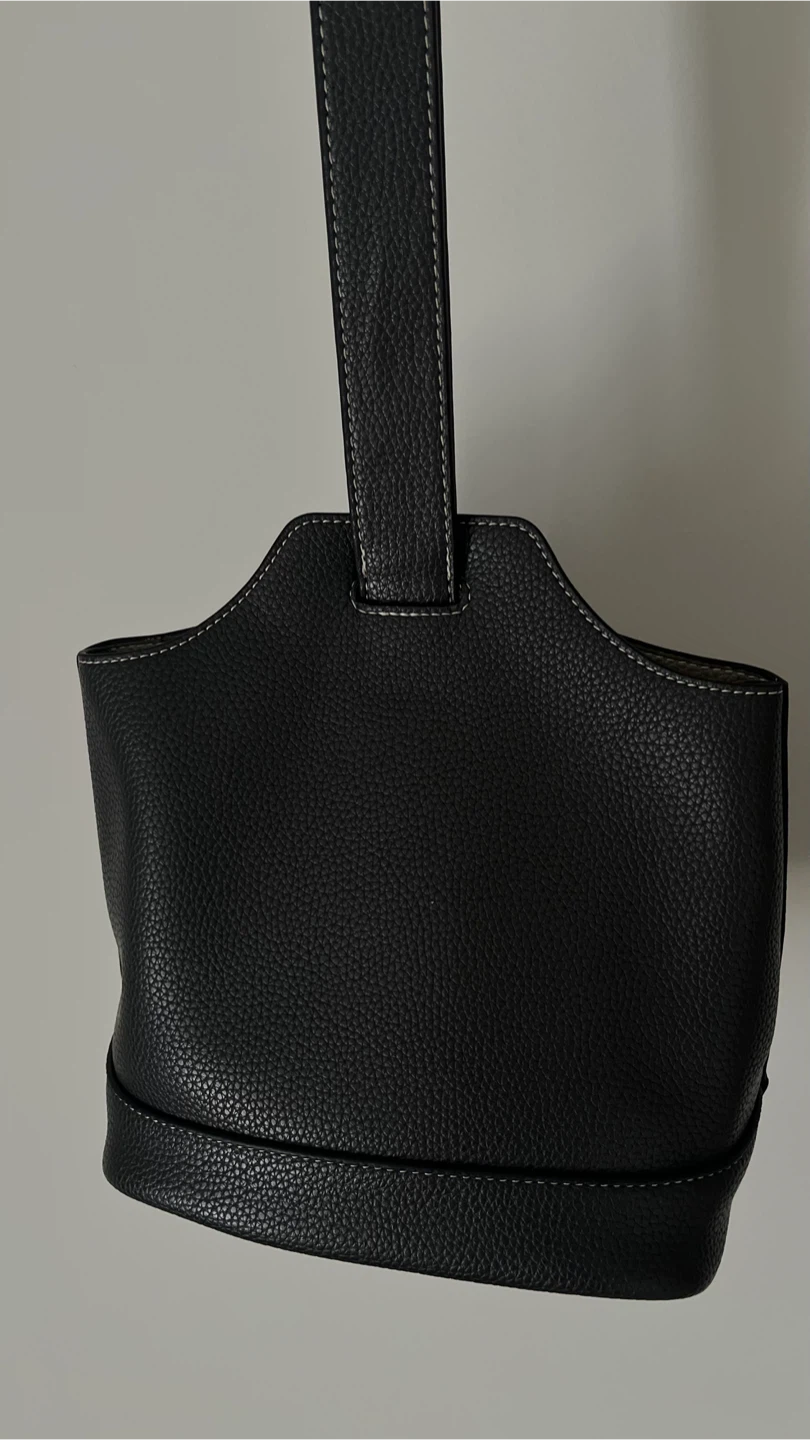 美品green label relaxingハンドバッグ グレー