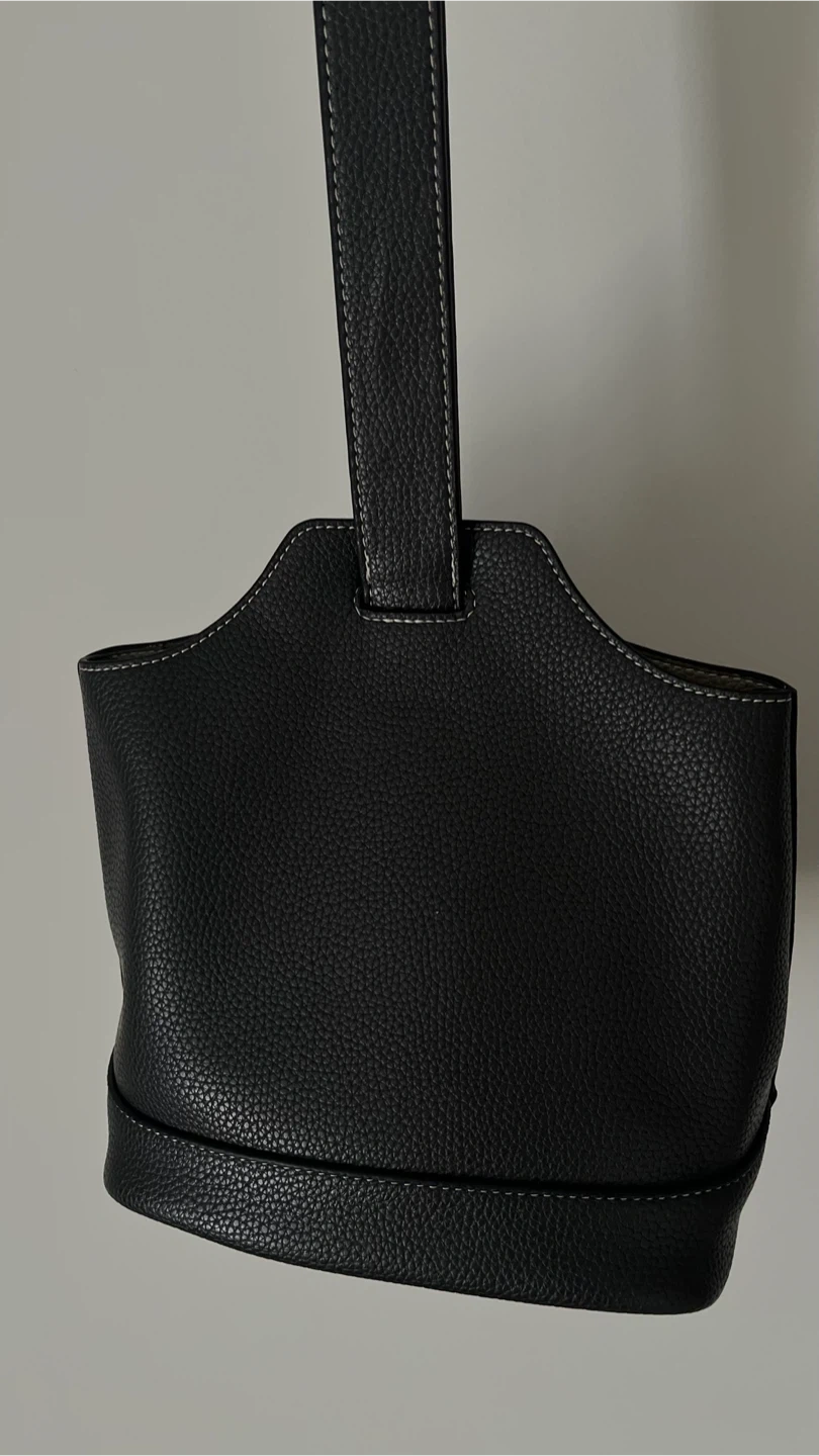 美品green label relaxingハンドバッグ グレー