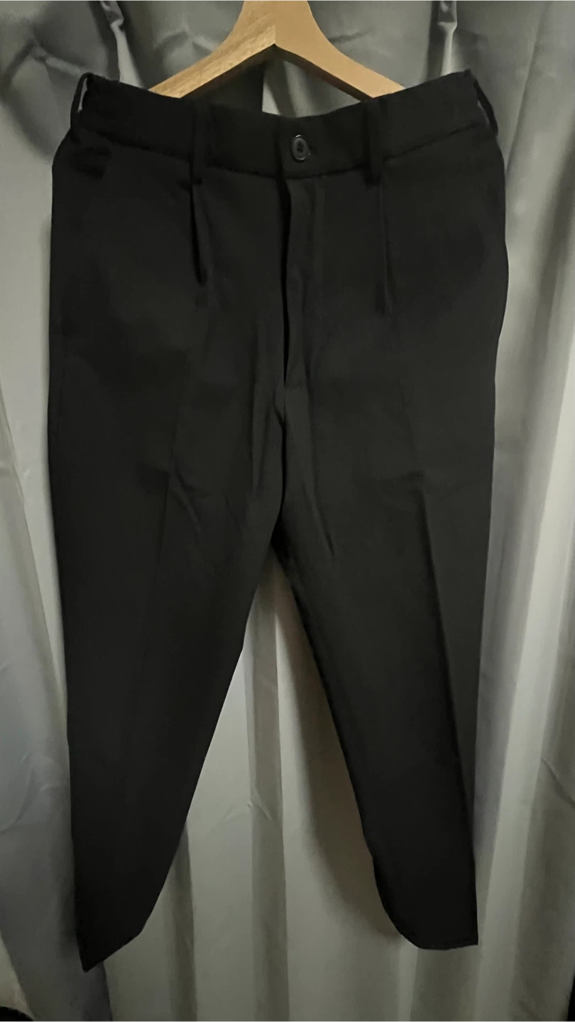 美品UNIQLOタックテーパードパンツ3本セットの写真6枚目