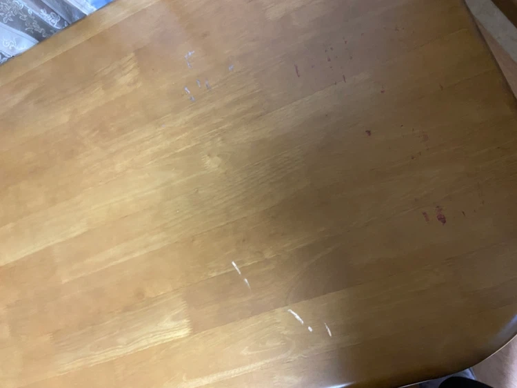 昇降式 センターテーブル 天然木の写真3枚目