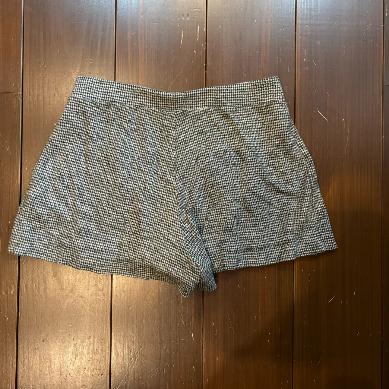 Three Dots キュロット ミニスカート ショートパンツ グレンチェック X-Sの写真3枚目