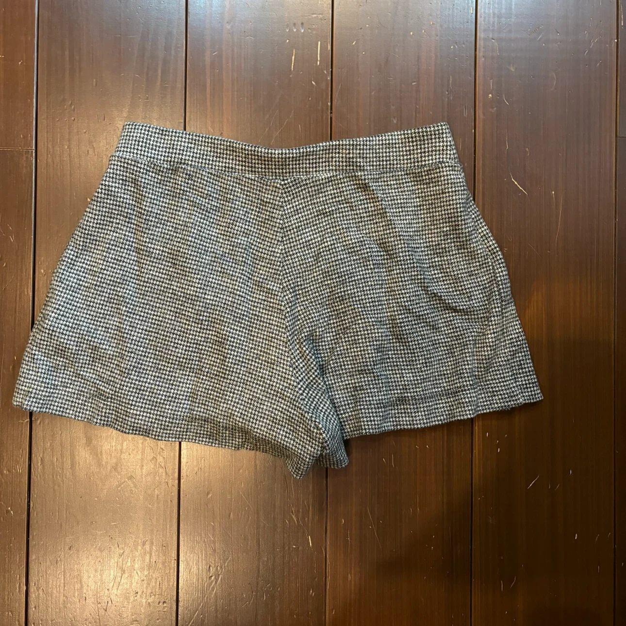Three Dots キュロット ミニスカート ショートパンツ グレンチェック X-Sの写真3枚目