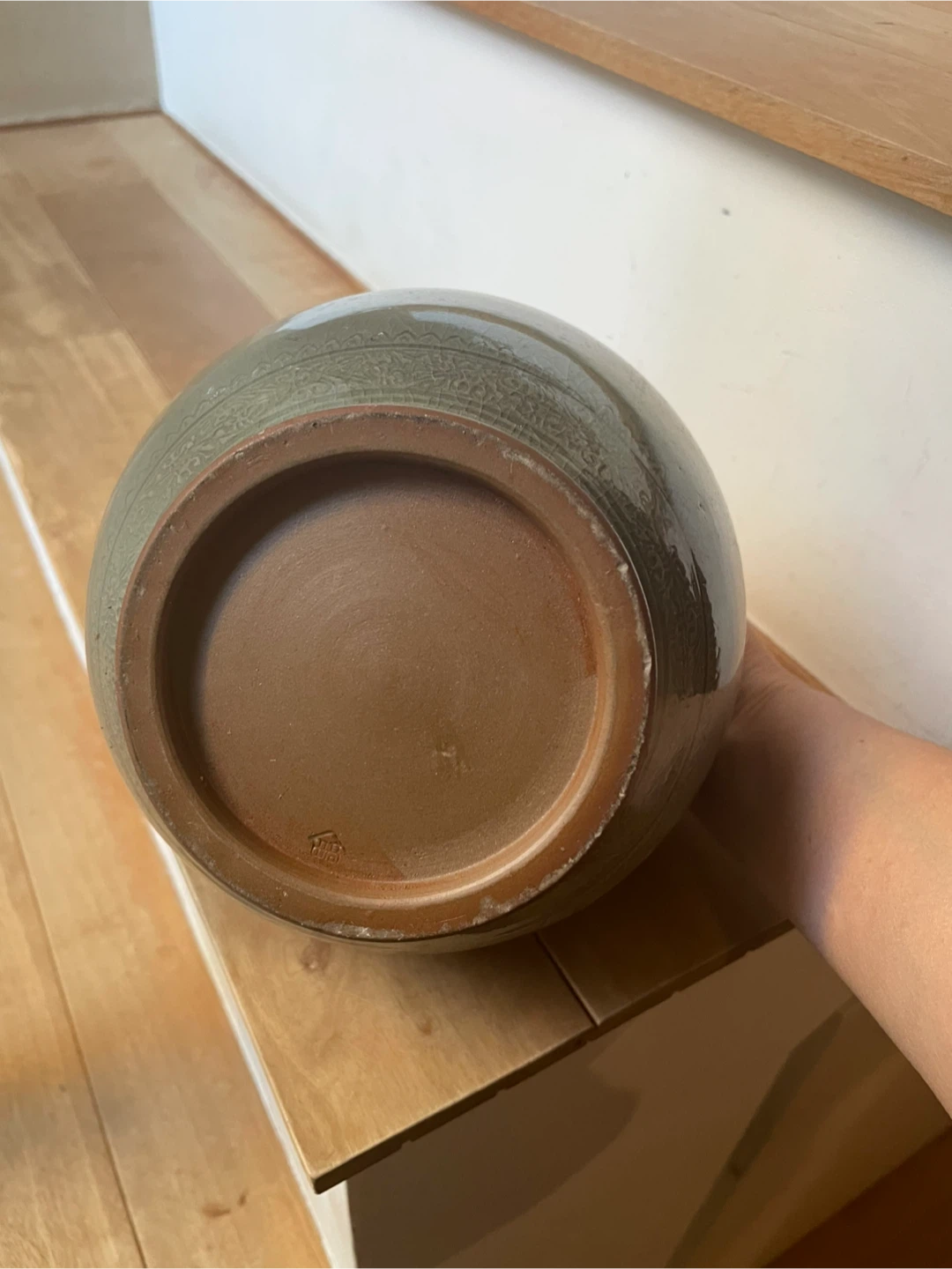 青磁 花瓶 壺 陶器 伝統工芸の写真4枚目