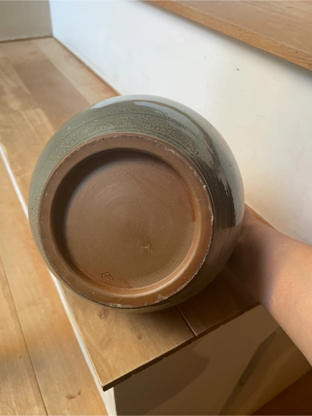 青磁 花瓶 壺 陶器 伝統工芸の写真4枚目