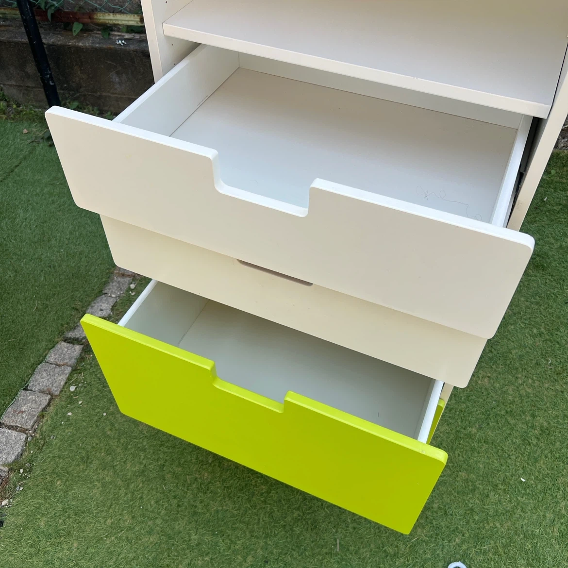 IKEA イケア STUVA 子供 洋服タンス 幅60cm 高さ130cm 引き出し収納ラック①の写真3枚目