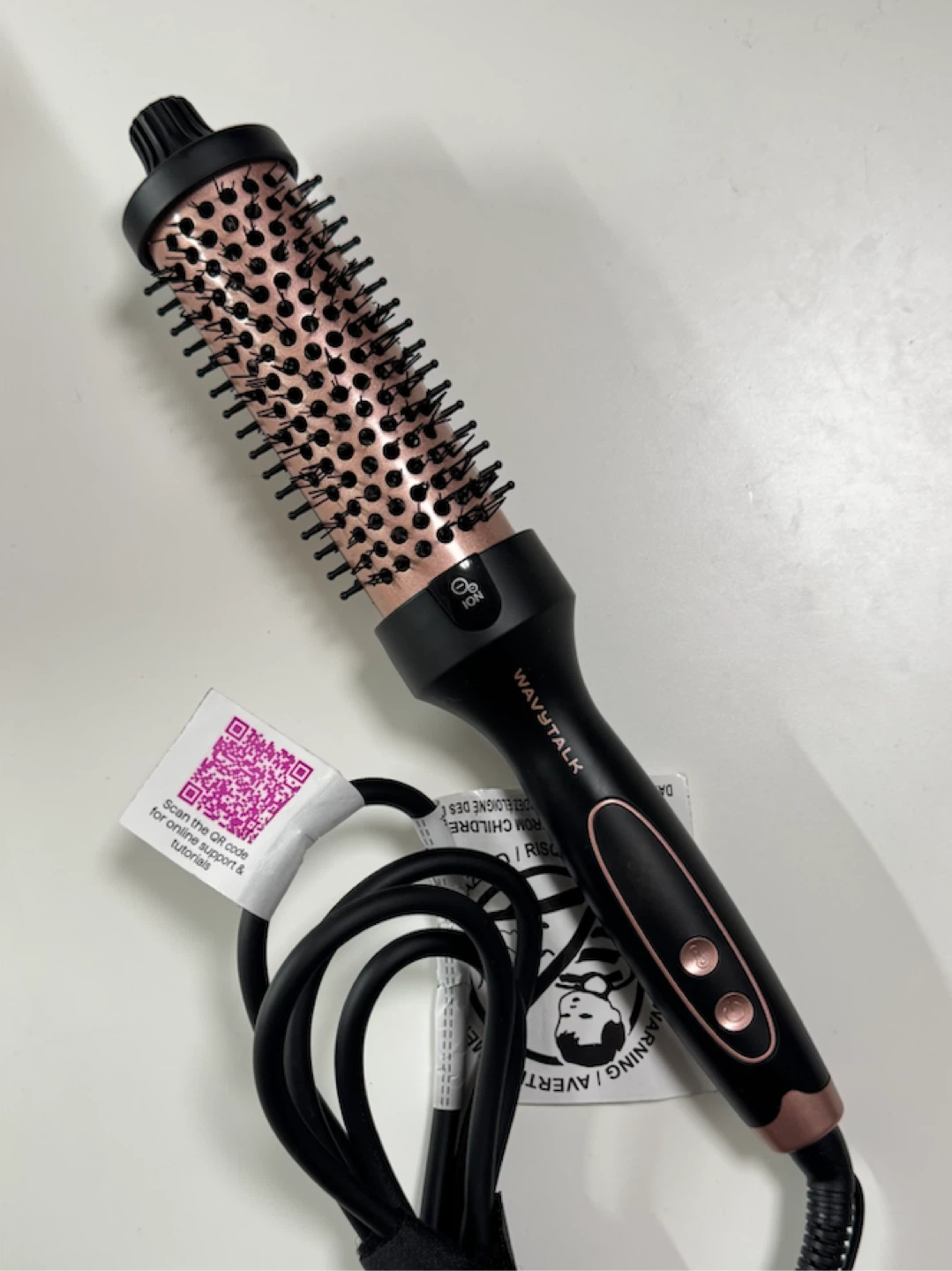ウェイビートーク ヘアアイロン ブラシ型 39mm