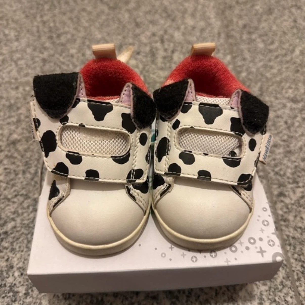 ホーキンス ベビー靴 12cm ダルメシアン柄