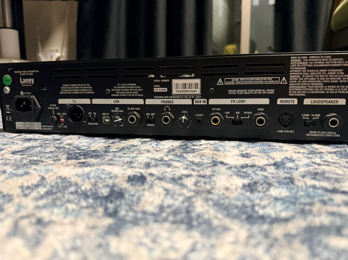 Laney IRT-STUDIO アンプ 220vの写真3枚目
