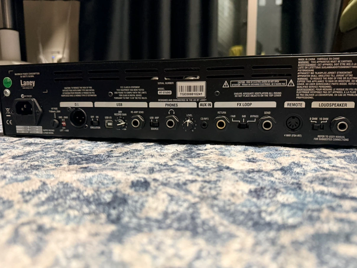 Laney IRT-STUDIO アンプ 220vの写真3枚目