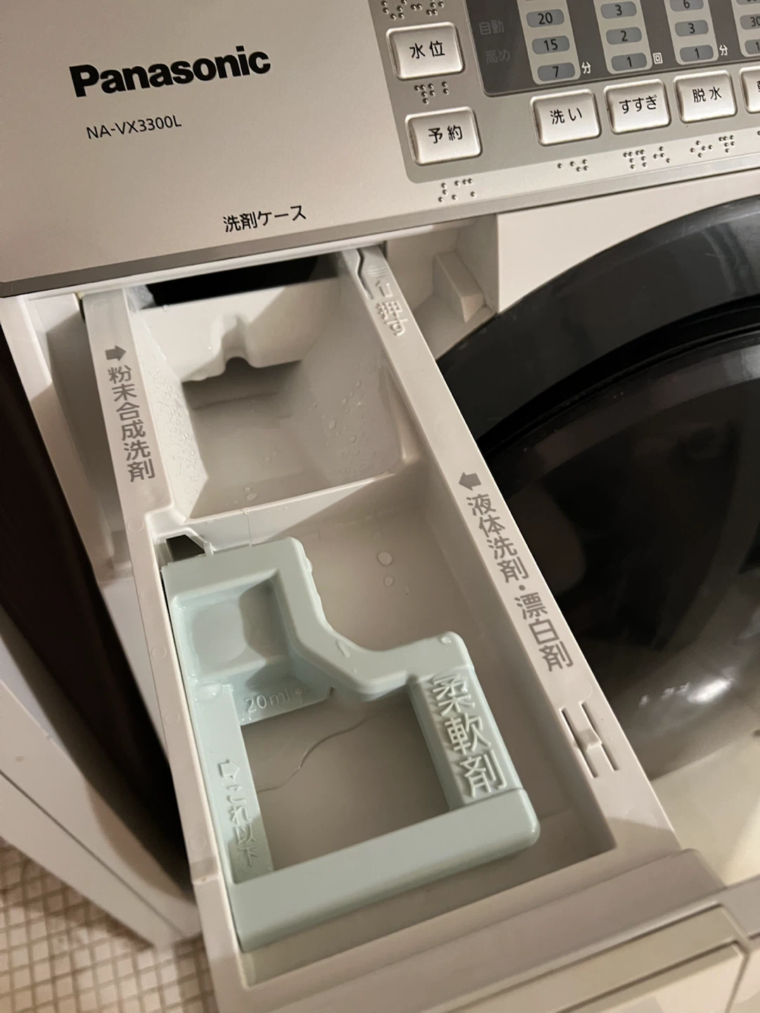 【ジャンク】パナソニック ドラム式洗濯乾燥機 NA-VX3300L 9kg 左開の写真5枚目