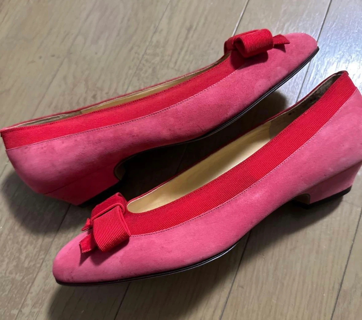 訳あり新品 OPELKA リボンパンプス 24cm 自宅保管未使用の写真5枚目