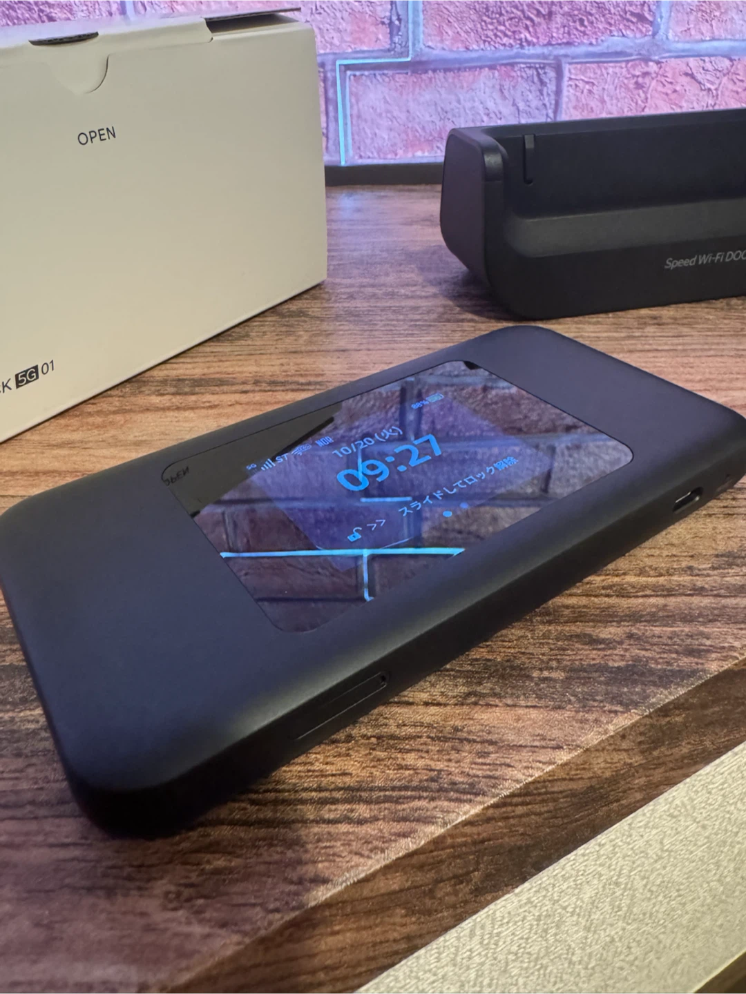 Speed Wi-Fi 5G X11 クレードルセットの写真2枚目