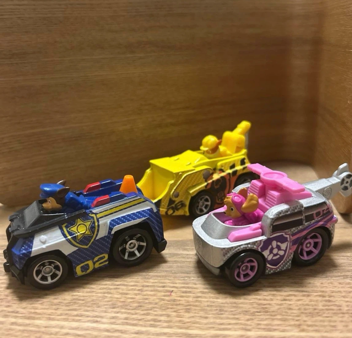 パウ・パトロール ミニカー 3台セット
