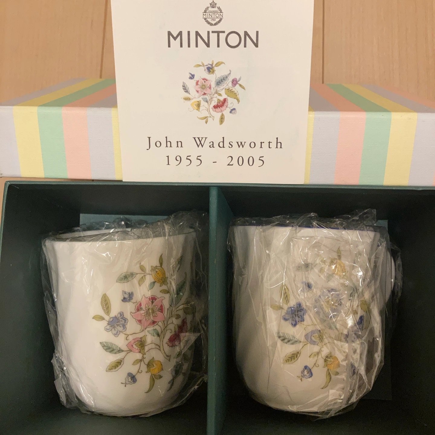 [未使用]MINTON ミントン  ハドンホール マグカップ 2個